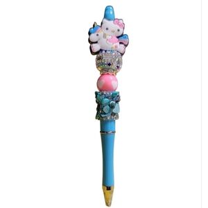 Blue & Pink Unicorn Cat Decorative Pen